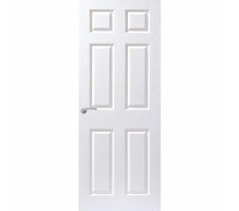 6 Panel Grained Semi-Solid Door (20335)