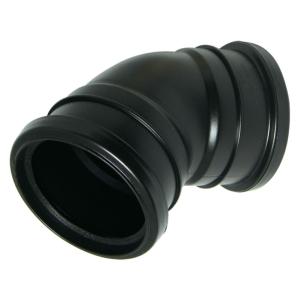 Aquaflow 110mm Black Single Socket Soil Bend 135° SPB135BL