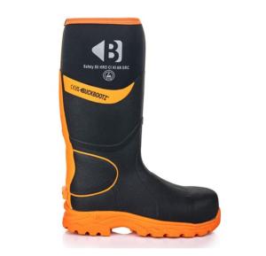 Buckler Buckbootz S5 Safety Boots Black/Hi Vis Orange