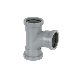 Brett Martin 32mm Grey Push Fit 92.5° Swept Tee W903G