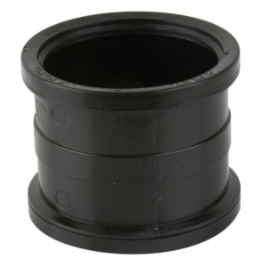 Brett Martin110mm Black Double Socket Soil Slip Coupling BS478B
