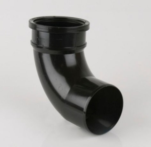 Brett Martin110mm Black Single Socket Soil Bend 92.5 Deg BS420B