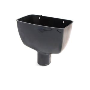 Aquaflow 68mm Black Round/Square Hopper AHS1BL