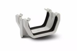 Aquaflow 114mm White Square Gutter Union Bracket AUS1WH