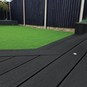 Piranha Hunter Composite Decking Anthracite 3600x136x25mm